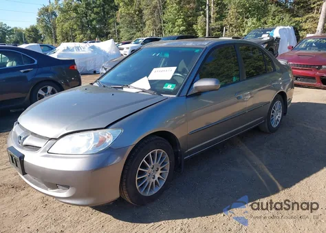 2005 Honda Civic Ex z USA, uszkodzony, nr VIN 2HGES26715H597020